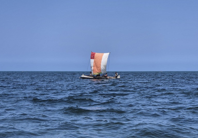 ifaty tulear kust bootje madagaskar