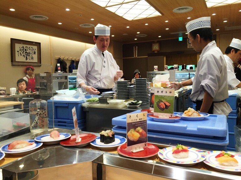 Sushi restaurant Japan