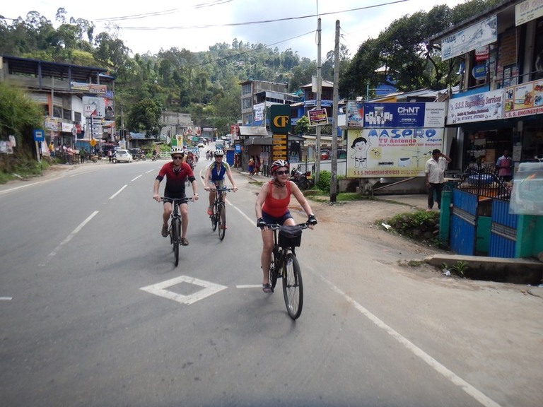 fietsen in Sri Lanka
