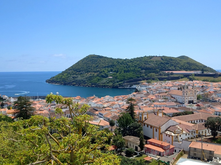 Stad Terceira Azoren