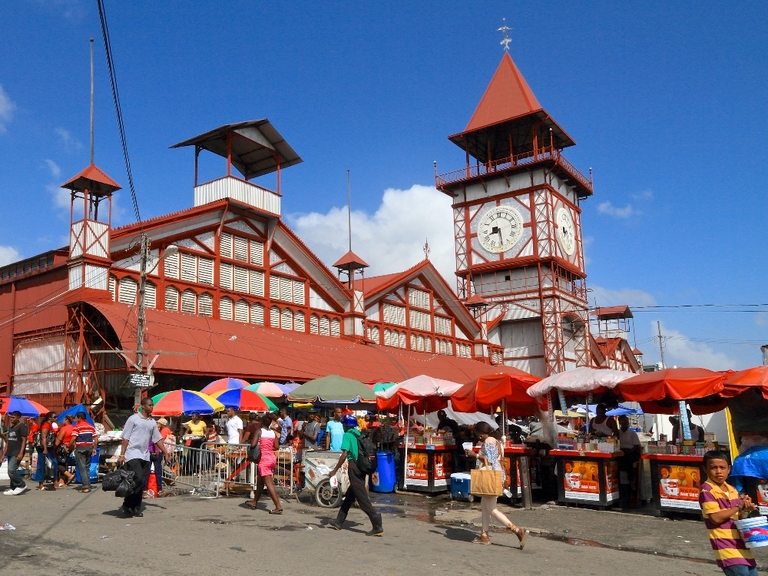 Georgetown markt Guyana
