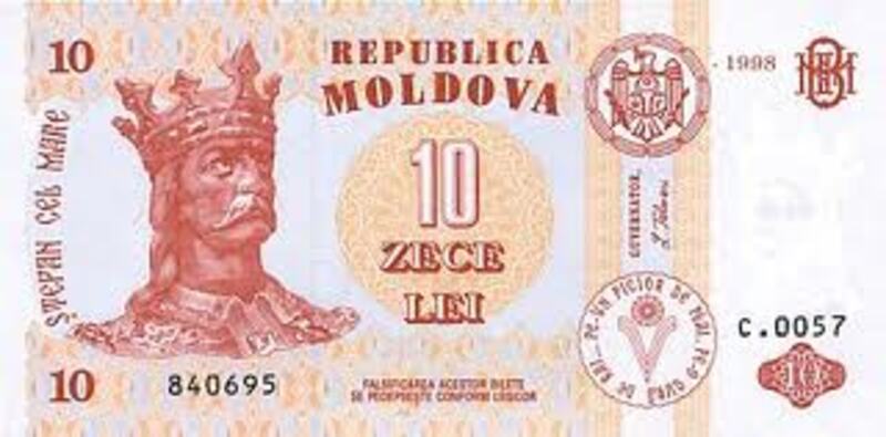 Rondreis Moldavië op bankbiljetten