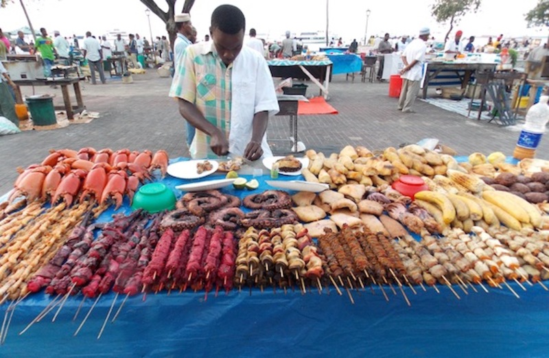Lekker eten op Zanzibar