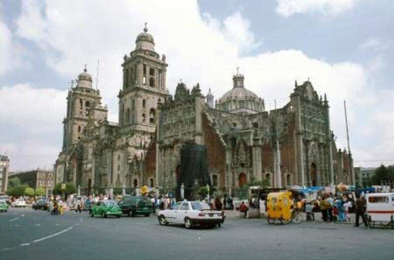 Zocalo in Mexico-Stad