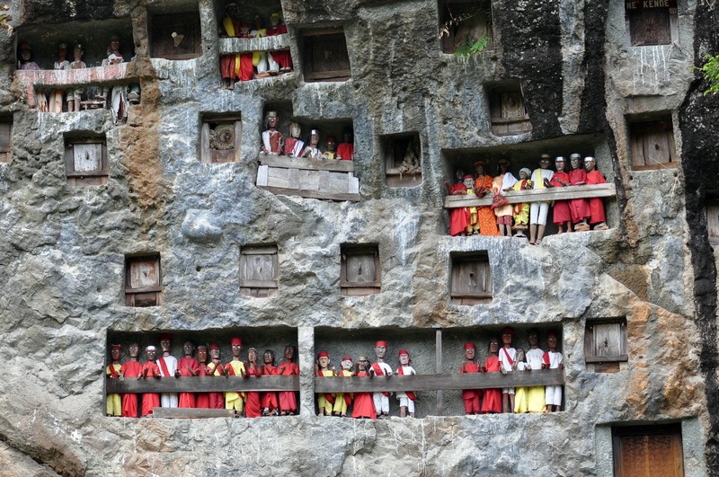 De dodencultuur in Tana Toraja Sulawesi