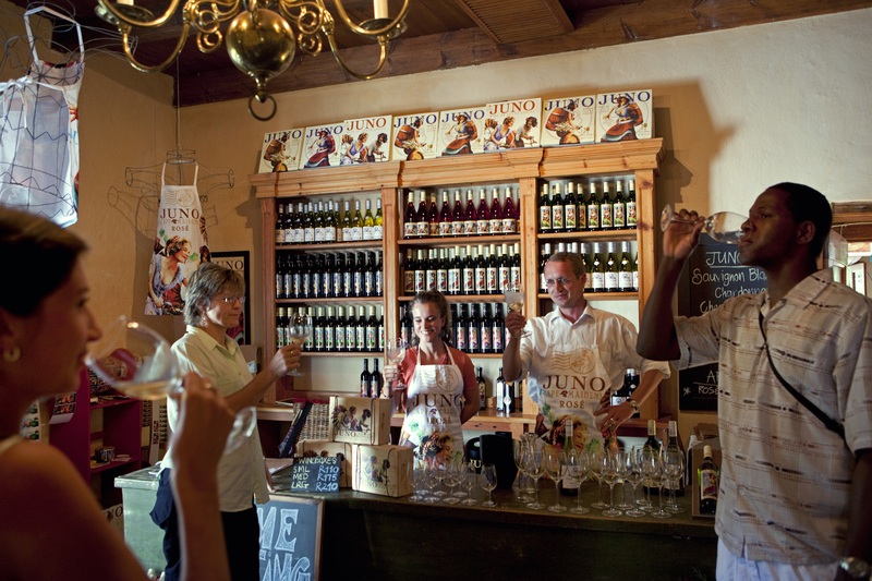 Wijnproeven in het Zuid-Afrikaanse Stellenbosch