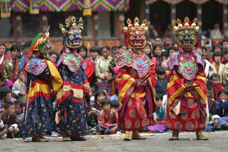 Kleurrijke festivals Bhutan & India