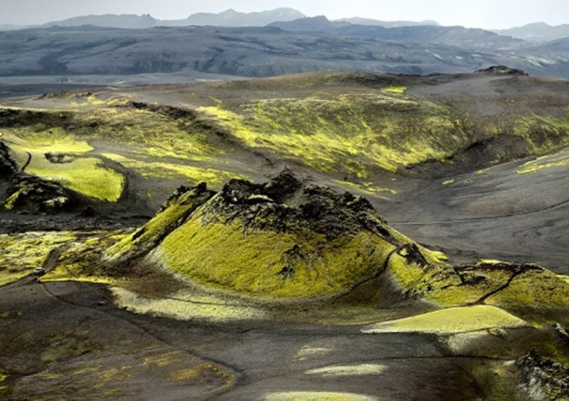 Maanlandschap in IJsland