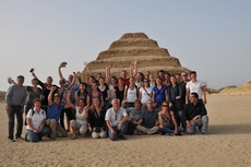 Djoser piramide groep Egypte