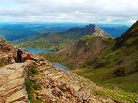 Snowdonia Nationaal Park Berg Meren Wales Wandel