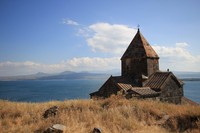 Sevannank monestary near Sevan lake, Armenia