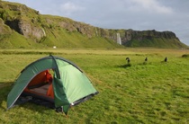 Tent camping IJsland