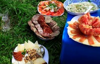 Picknick lunch fietsen Spanje