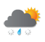Het weer in Baltische Staten