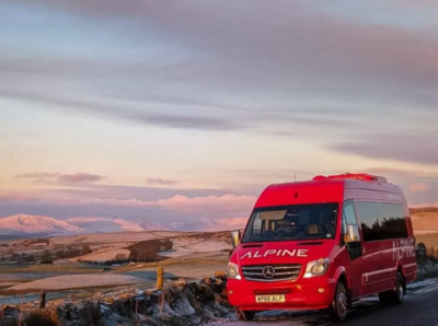 Alpine bus Llandudno Wales Djoser