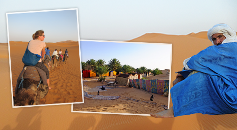 Woestijntocht in de Marokkaanse Sahara