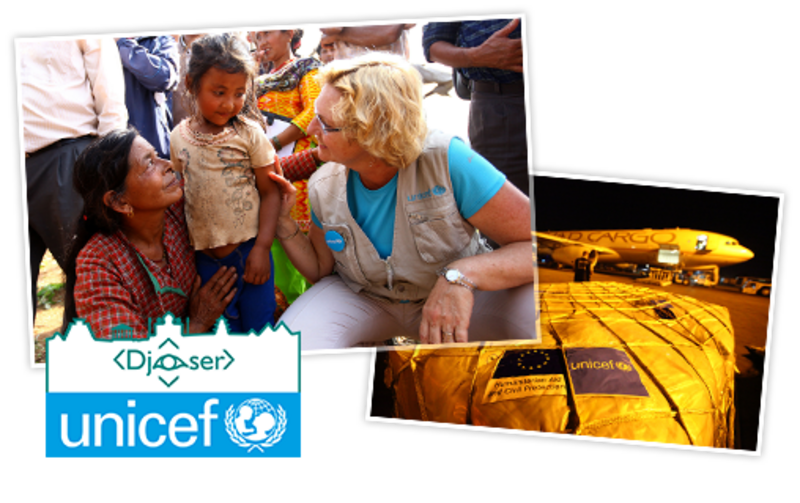 UNICEF helpt in Nepal 
