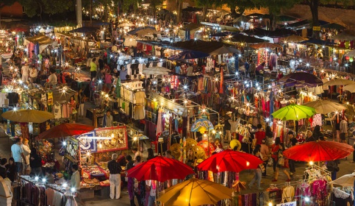Night bazar Thailand Djoser